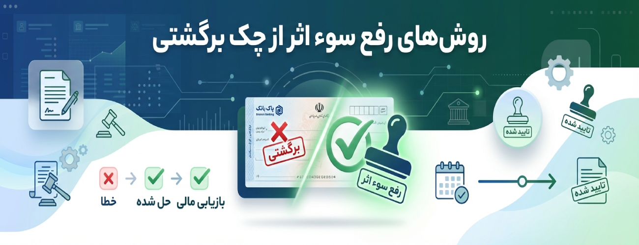 روش‌های رفع سوء اثر از چک برگشتی | استعلام من
